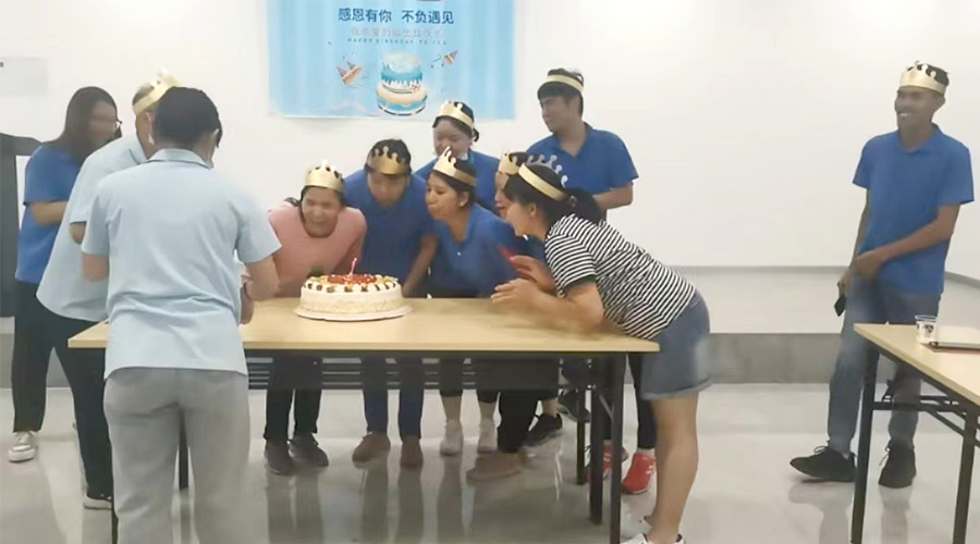 金環電器6月份員工生日會  美好如約而至！